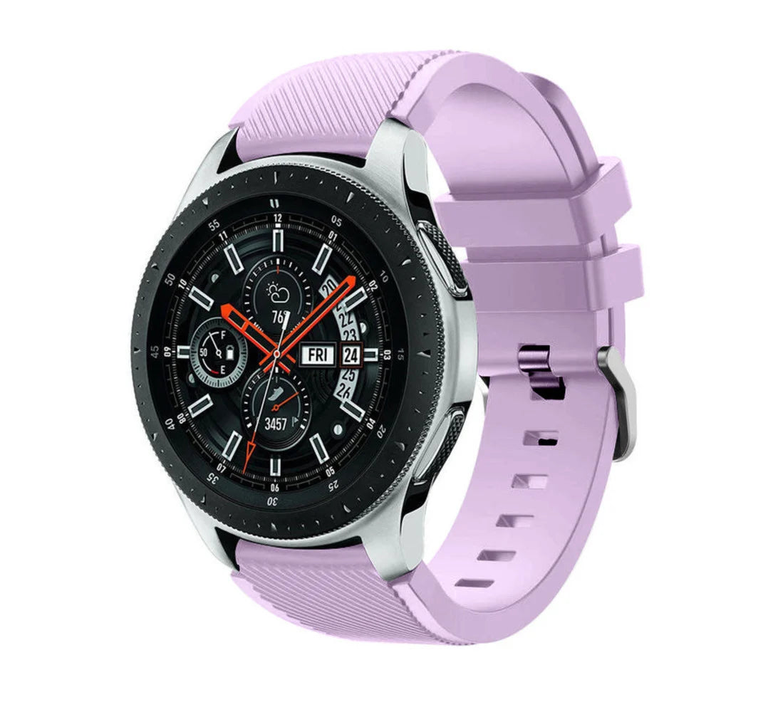 Samsung Galaxy Watch 46mm Silikonarmband (Flieder)