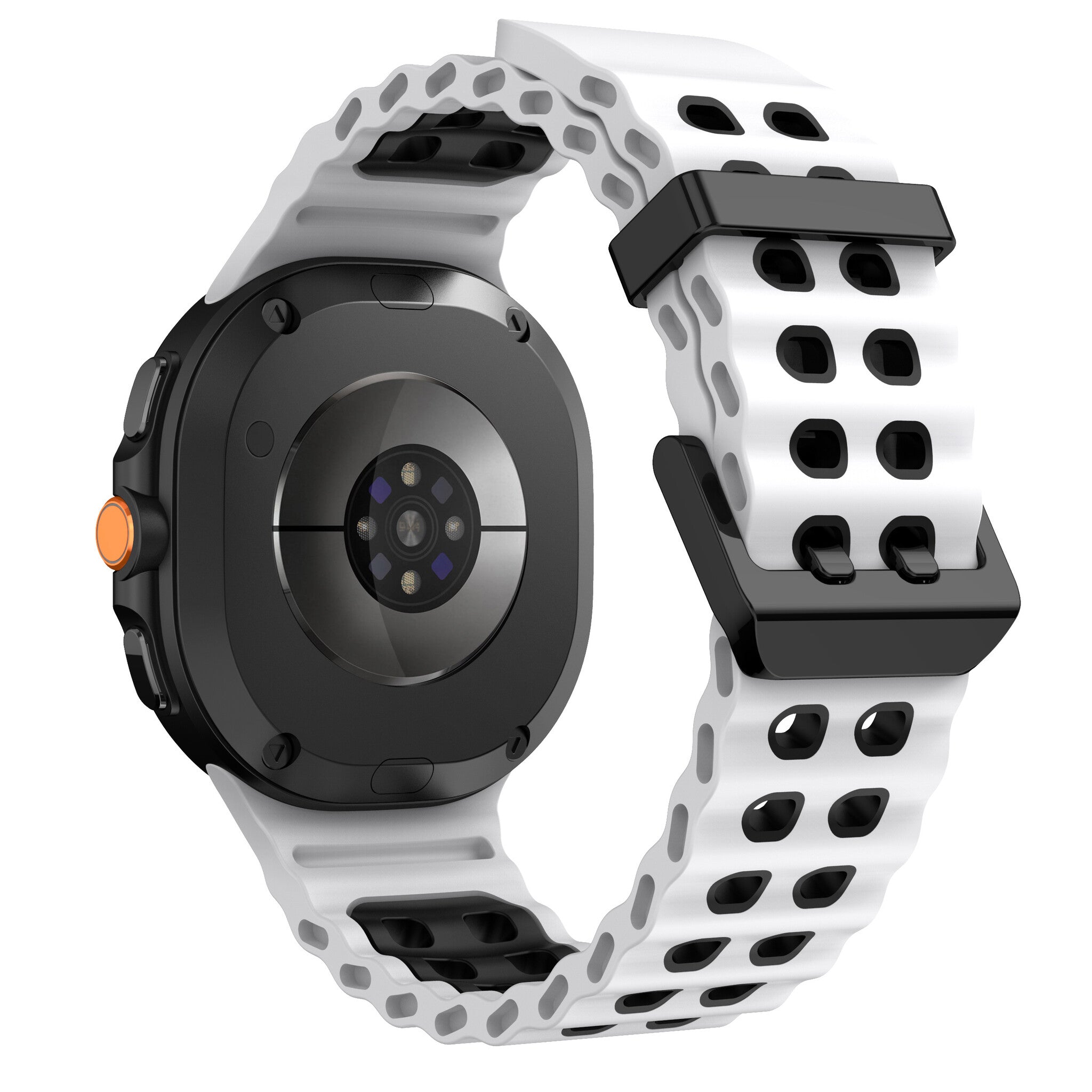 Samsung Galaxy Watch 8 Classic Ocean Strap (White/Black)