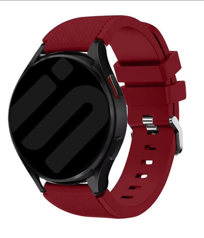 Coros Apex 2 Pro Twill Silikonarmband (Weinrot)