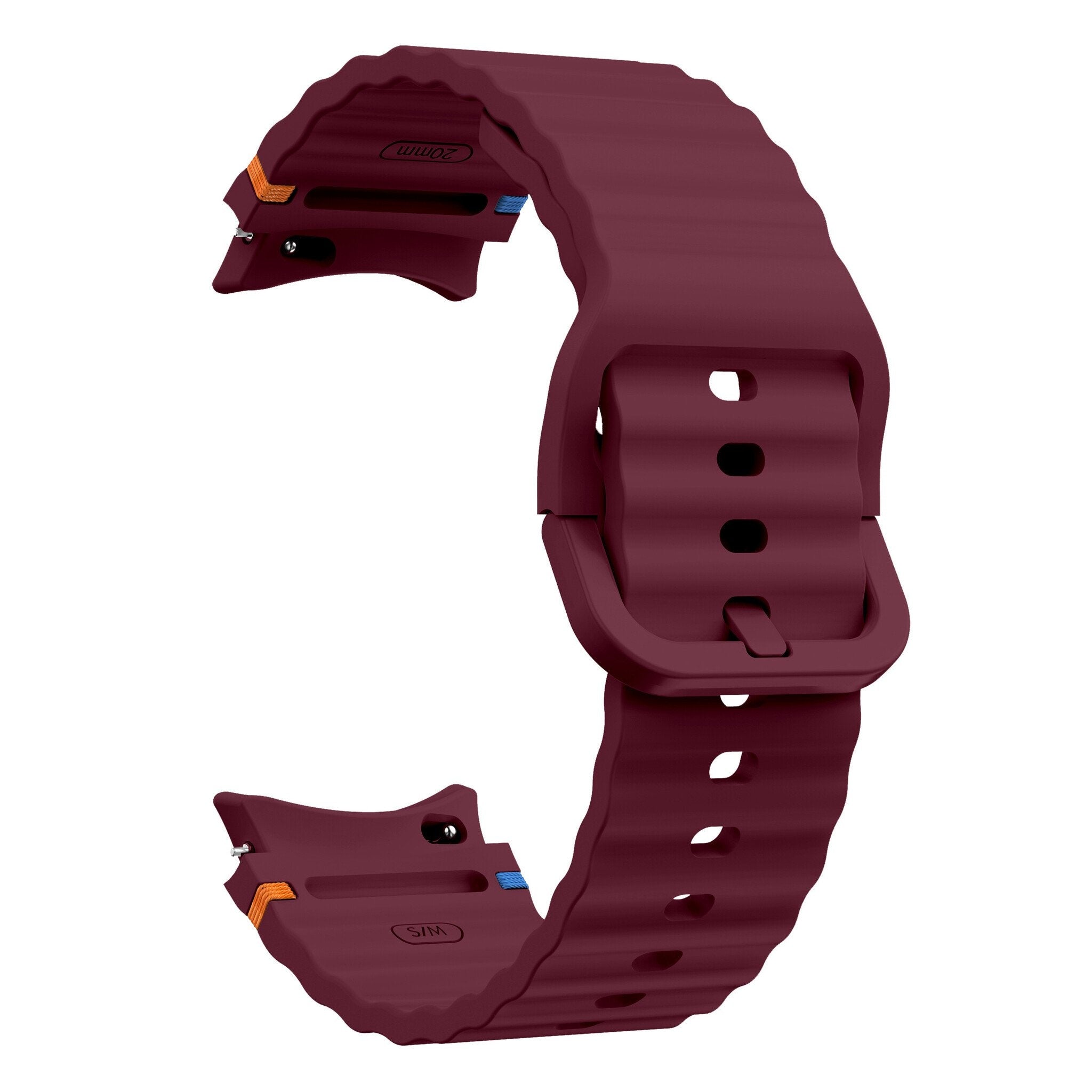 Samsung Galaxy Watch 7 - 40mm Wave Strap (Wine Red)
