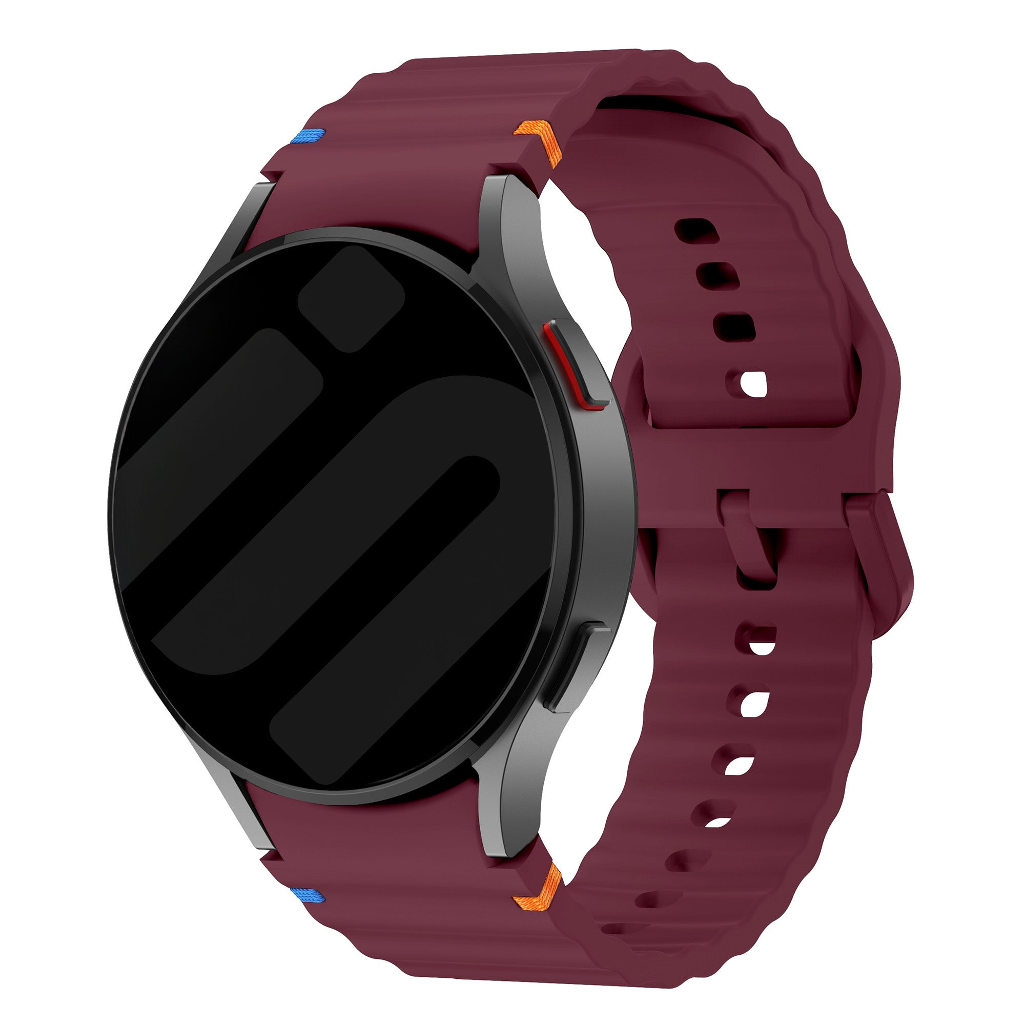 Samsung Galaxy Watch 4 44mm Wave Strap (Wine Red)
