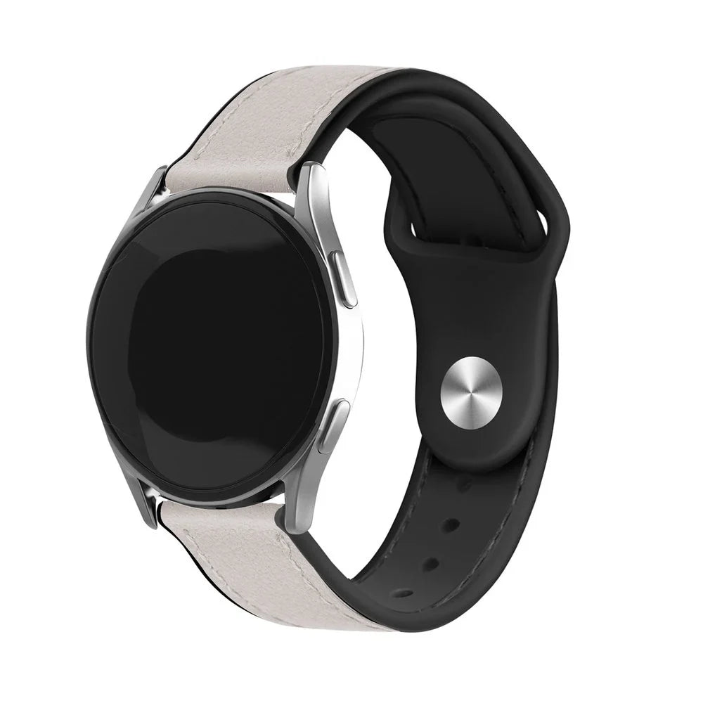 Redmi Watch 5 Lite Hybrid Lederarmband (Weiß)