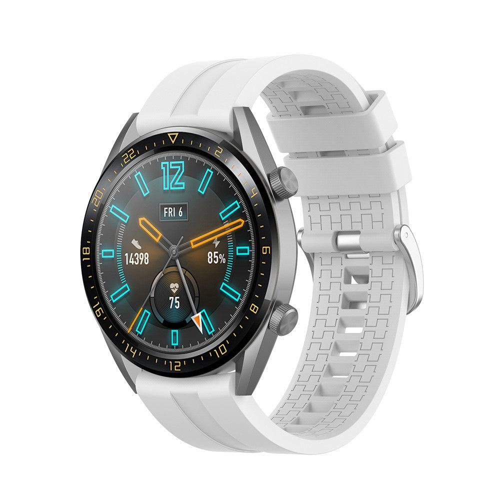 Huawei Watch 5 - 46mm Extreme Silikonarmband (Weiß)