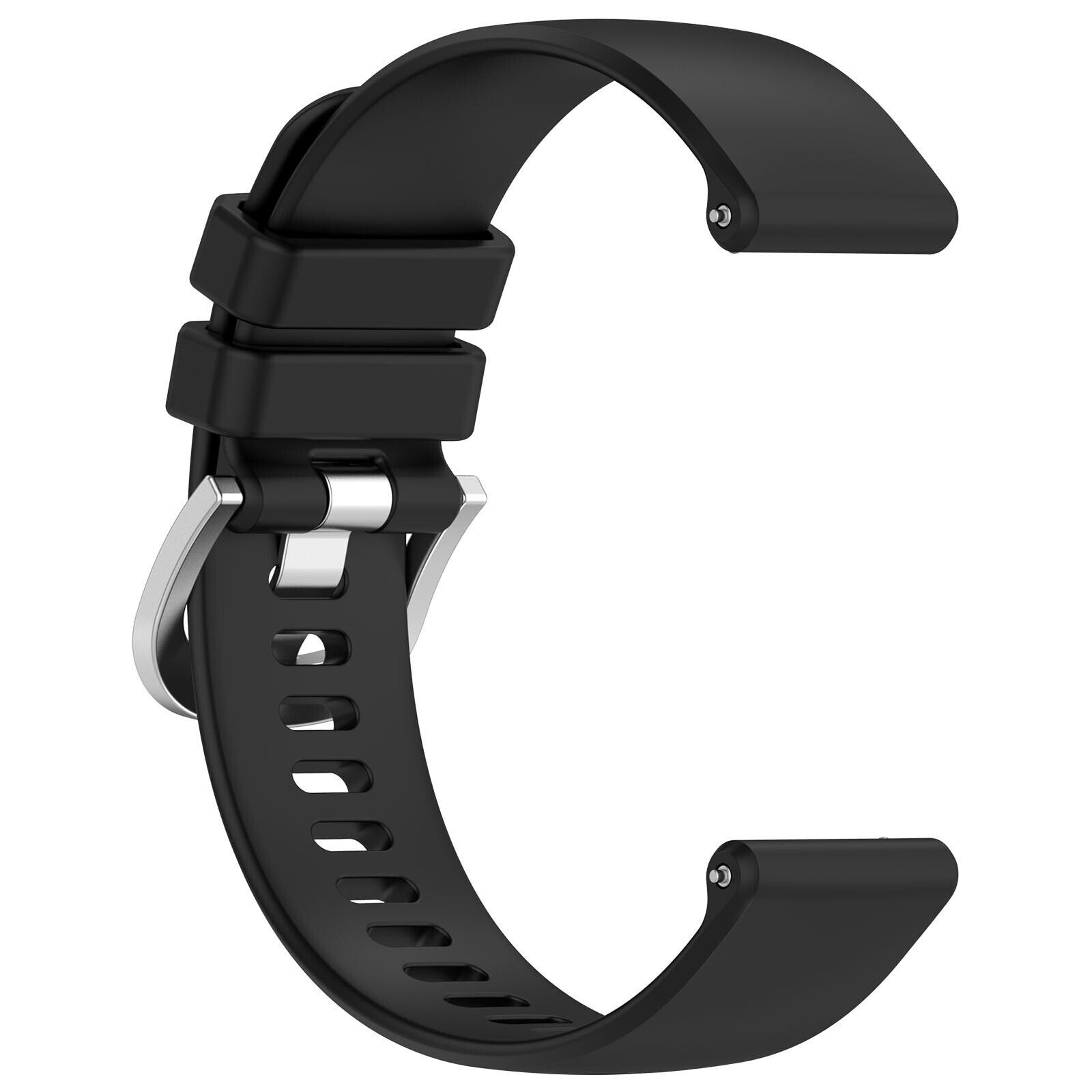 Garmin Vivomove 3 Klassisches Silikonarmband (Schwarz)