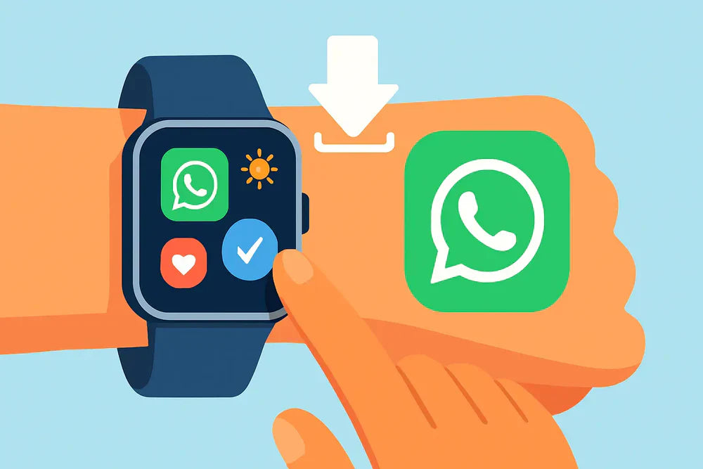 Wie installiere ich WhatsApp auf meiner Smartwatch?