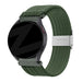 Bandz Suunto 9 Peak Pro geflochtenes Nylonarmband (Olivgrün)