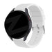 Bandz Samsung Galaxy Watch 7 - 40mm Silikonarmband 'Deluxe' (Weiß)