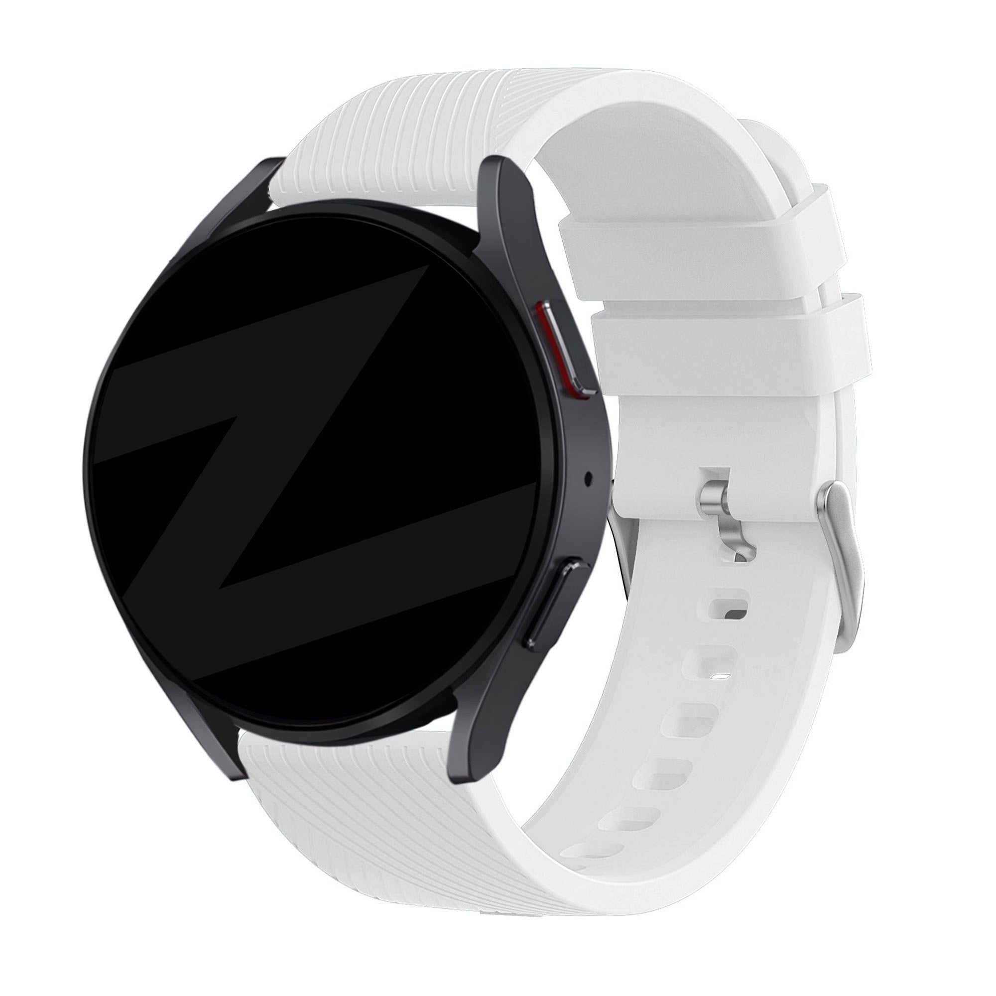 Bandz Oppo Watch X2 Silikonarmband 'Deluxe' (Weiß)