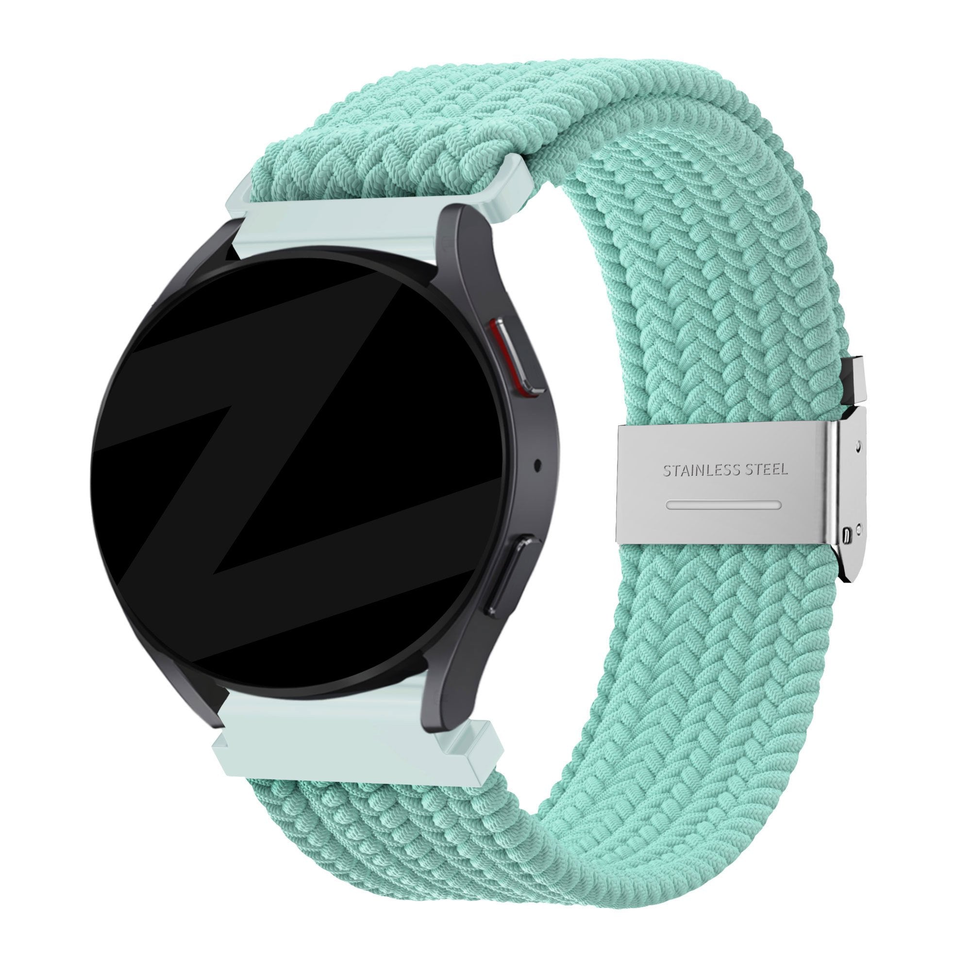 Bandz Garmin Venu SQ 2 Gewebtes Nylonarmband (Türkis)