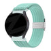 Bandz Withings Steel HR Sport geflochtenes Nylon Band (Türkis)