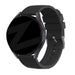 Bandz Xiaomi Watch S3 Silikonarmband 'Deluxe' (Schwarz)
