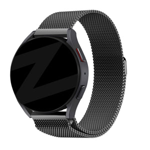 Bandz Garmin Venu SQ Milanese Loop Armband (Schwarz)