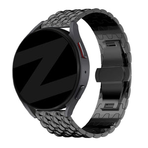 Bandz Actyve Smartwatch 20mm Steel Strap 'Dragon' (Black)
