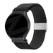 Bandz Withings Steel HR Sport geflochtenes Nylon Band (Schwarz)