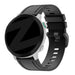Bandz Garmin Epix Pro (Gen 2) 42mm Buckled Silicone Strap (Black)