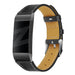 Bandz Fitbit Charge 3 Lederarmband 'Deluxe' (Schwarz)