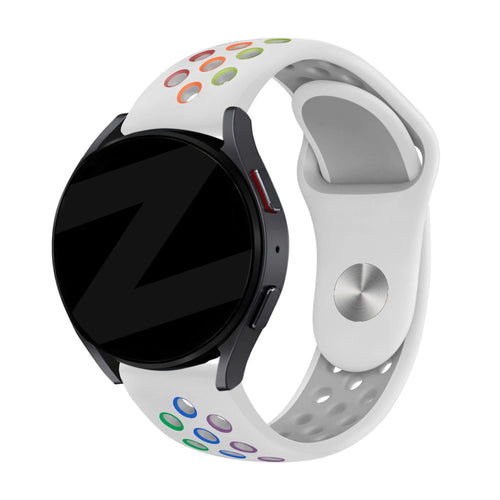 Bandz Levowatch Tiny Sportarmband 'Deluxe' (Weiß/Bunt)
