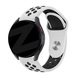 Bandz Levowatch Tiny Sport Strap 'Deluxe' (White/Black)