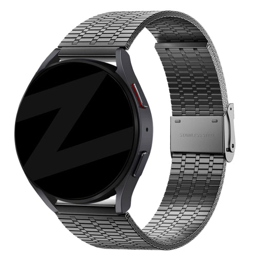 Bandz Garmin Vivomove Sport Verstellbares Stahlarmband (Schwarz)