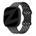 Bandz Fitbit Versa 3 Sportarmband 'Extra Air' (Schwarz)