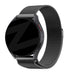 Bandz Amazfit Balance 2 Milanese Loop Armband (Schwarz)