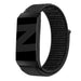 Bandz Fitbit Charge 4 Nylon Loop-Armband (Schwarz)