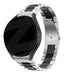 Bandz Samsung Galaxy Watch 4 44mm klassisches Stahlarmband (Silber/Schwarz)
