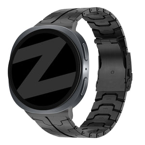 Bandz Samsung Galaxy Watch 8 - 44mm Steel Strap 'Iron' (Black)