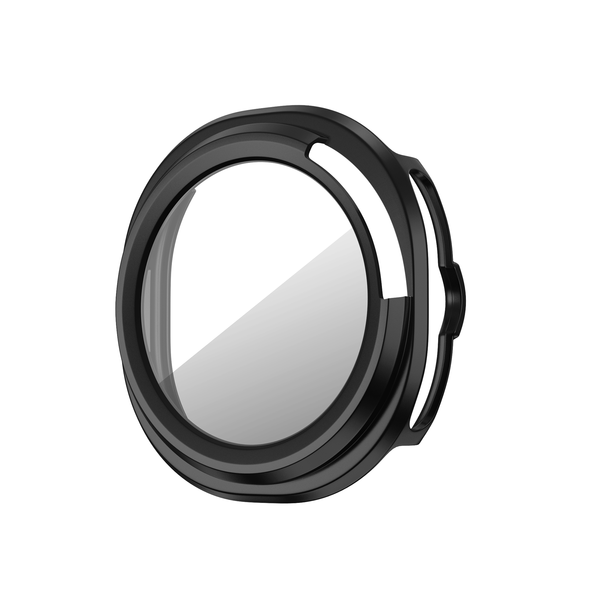 Bandz Samsung Galaxy Watch 8 Classic PC Hülle mit Glas (Schwarz)