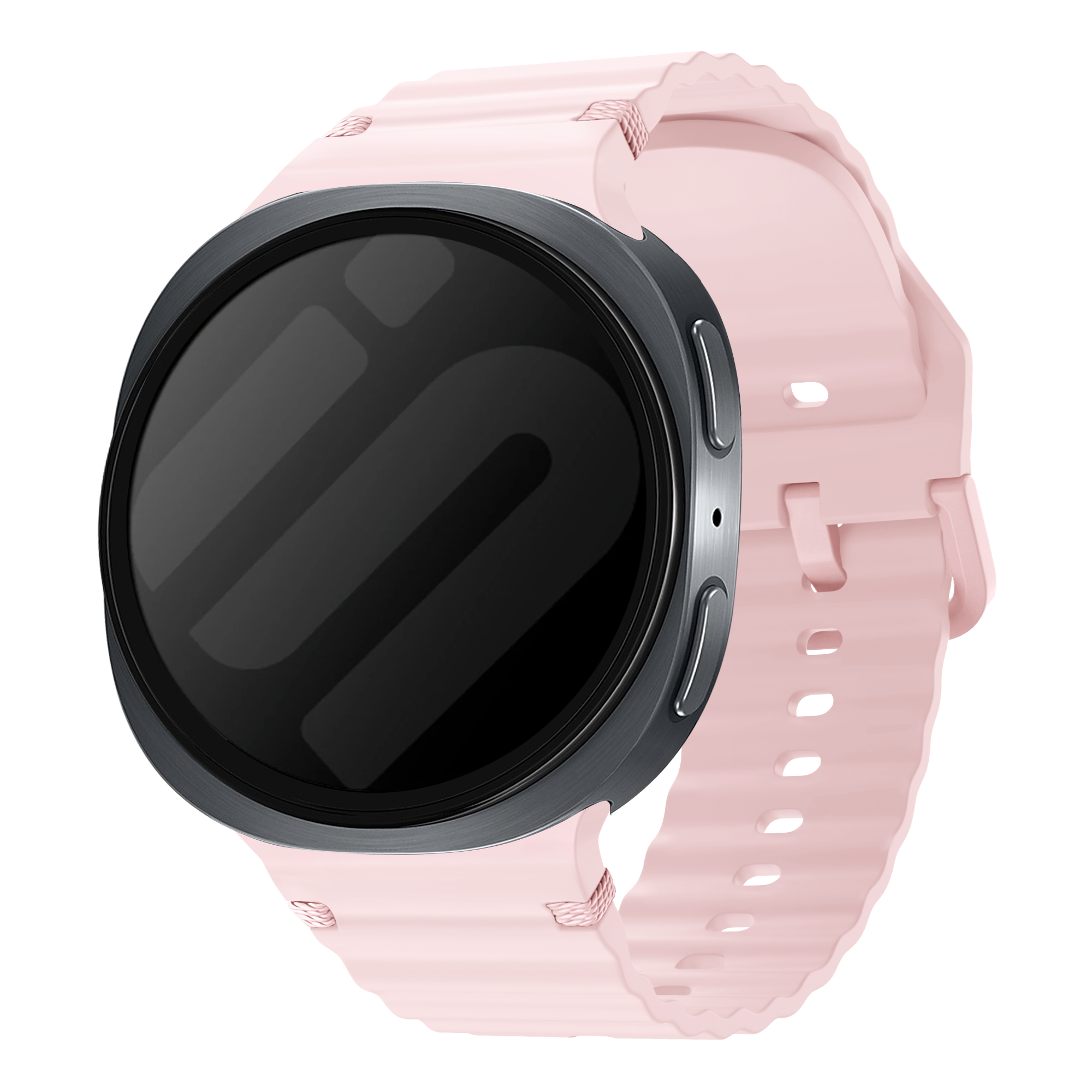 Samsung Galaxy Watch 8 Classic Wave Silicone Strap (Pink)