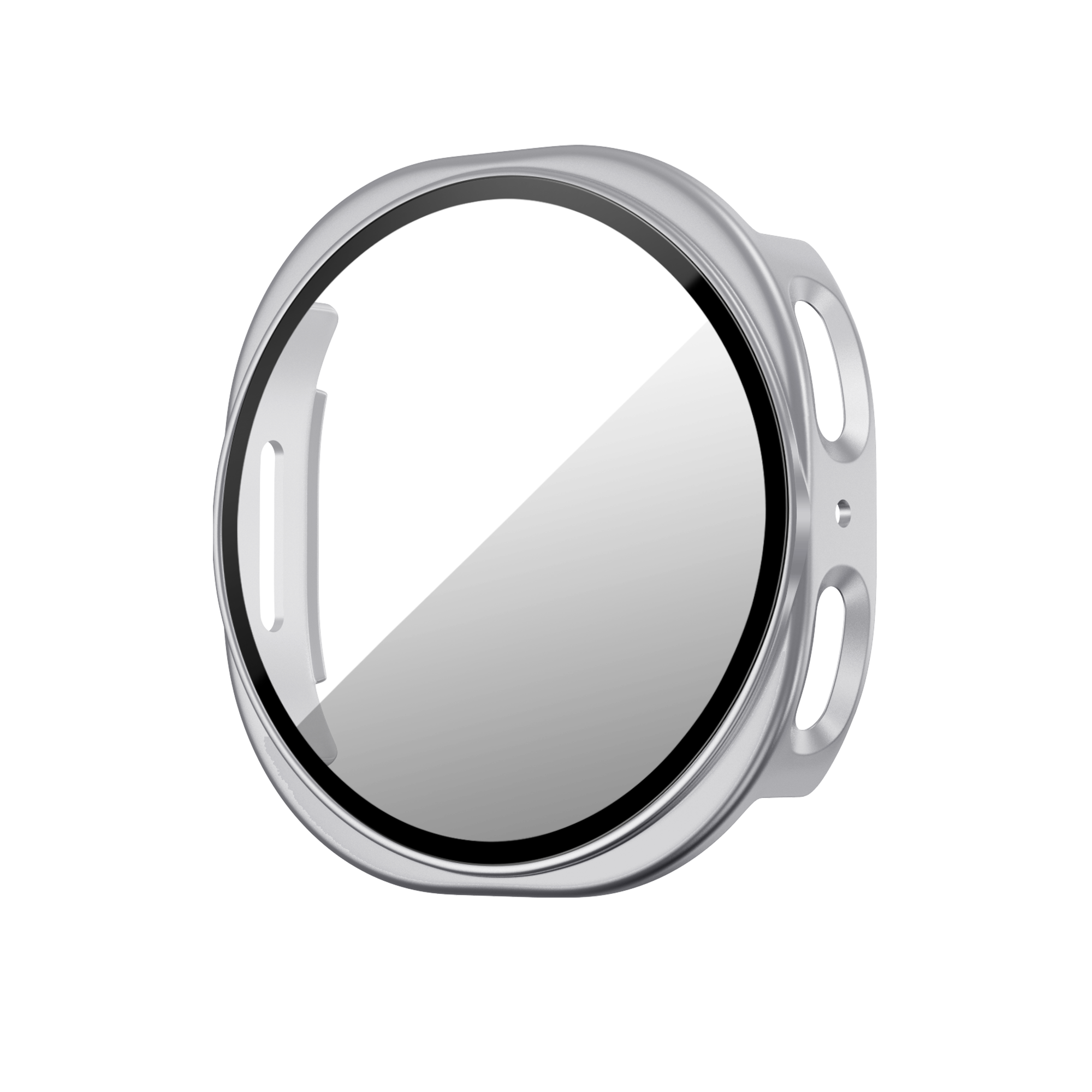 Bandz Samsung Galaxy Watch 8 - 44mm PC Hülle mit Glas (Silber)