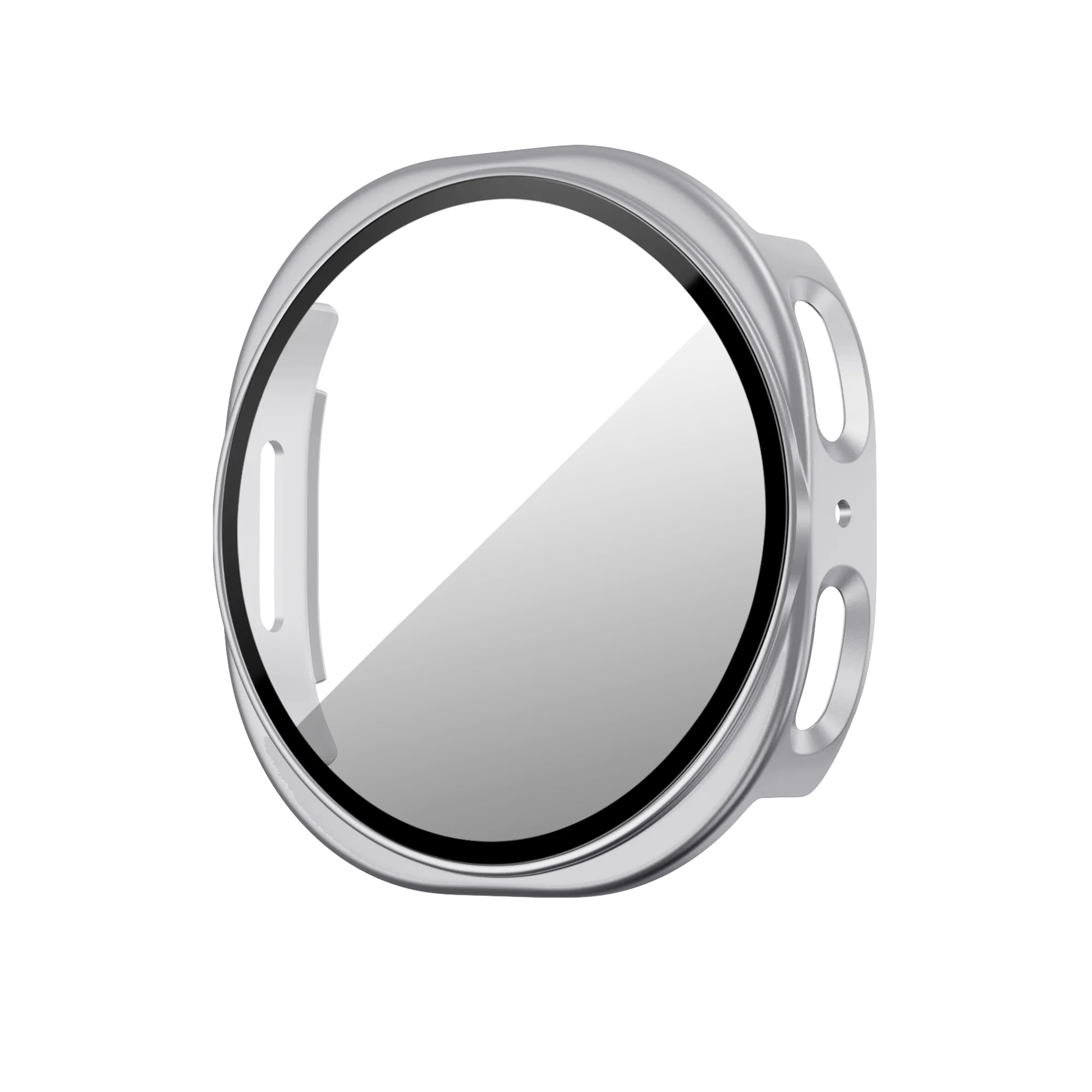 Bandz Samsung Galaxy Watch 8 - 44mm PC Hülle mit Glas (Silber)