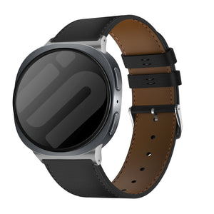 Samsung Galaxy Watch 8 - 44mm Modern Lederarmband (Schwarz)