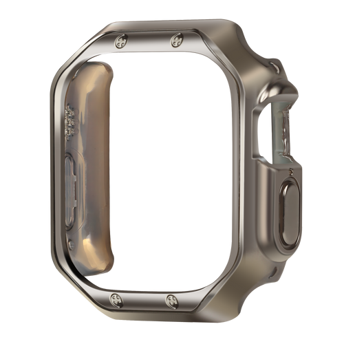 Bandz Apple Watch Ultra - 49mm Galvanized TPU Case  (Titanium)