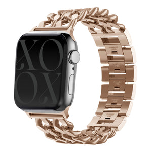 xoxo Wildhearts Apple Watch Stahlarmband - Ketten-Armband (Rose Gold) - 38/40/41/42mm