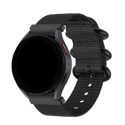 BALR Huawei Watch GT 3 42mm Nylon Strap with Buckle (Black)
