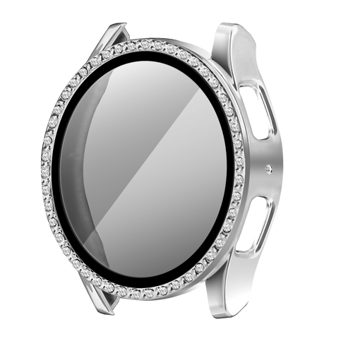 Samsung Galaxy Watch 7 - 40mm Diamond Case with Glass (Silver)
