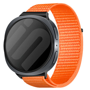 Samsung Galaxy Watch 8 - 40mm Nylon Strap (Orange)