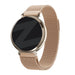 Bandz Pebble Round 2 - 14mm Milanese Loop Armband (Roségold)