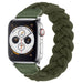 Apple Watch gedrehtes Nylonarmband (Armeegrün)