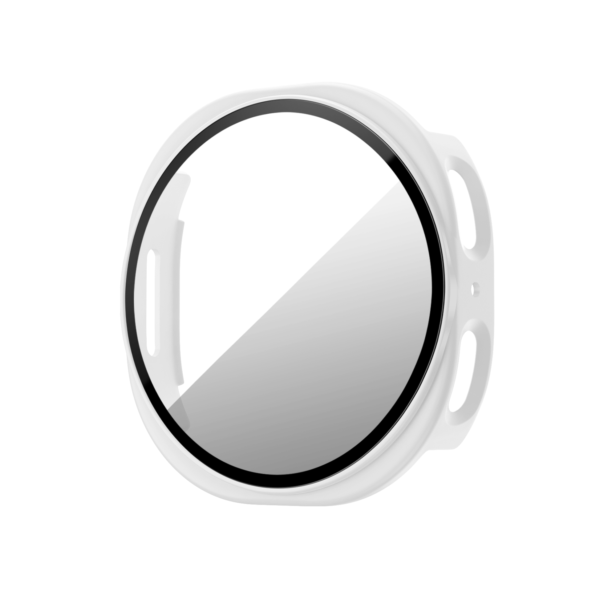 Bandz Samsung Galaxy Watch 8 - 40mm PC Hülle mit Glas (Weiß)