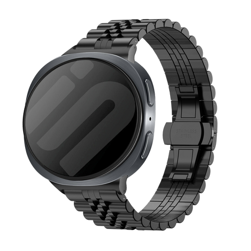 Samsung Galaxy Watch 8 Classic Jubilee Stahlarmband (Schwarz)