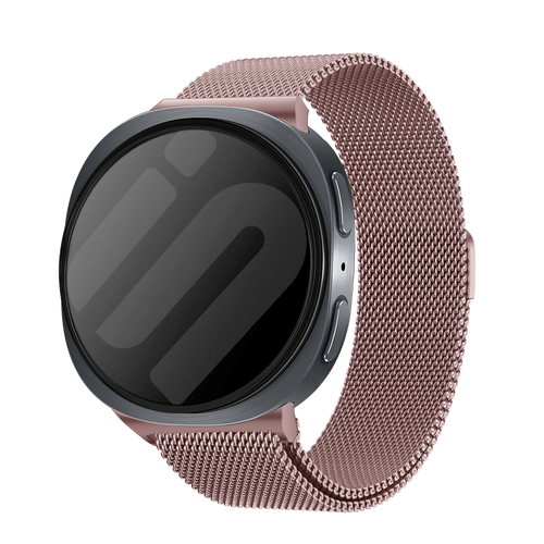 Samsung Galaxy Watch 8 - 40mm Milanese Armband (Rose Rosa)
