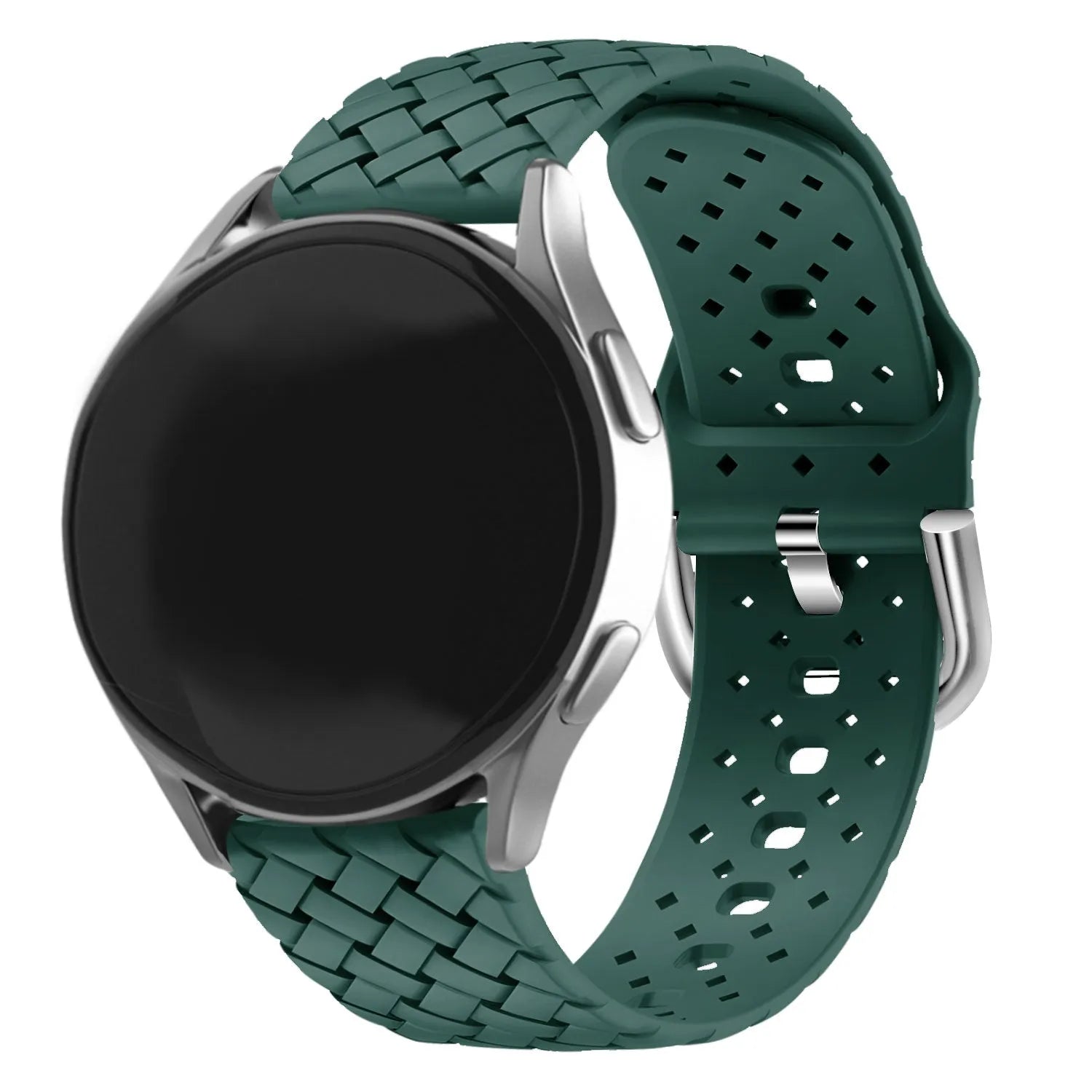 Coros Apex 2 Geflochtenes Silikonarmband (Dunkel Grün)