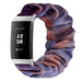 Fitbit Charge 3 Scrunchie Strap (Blue/Pink)