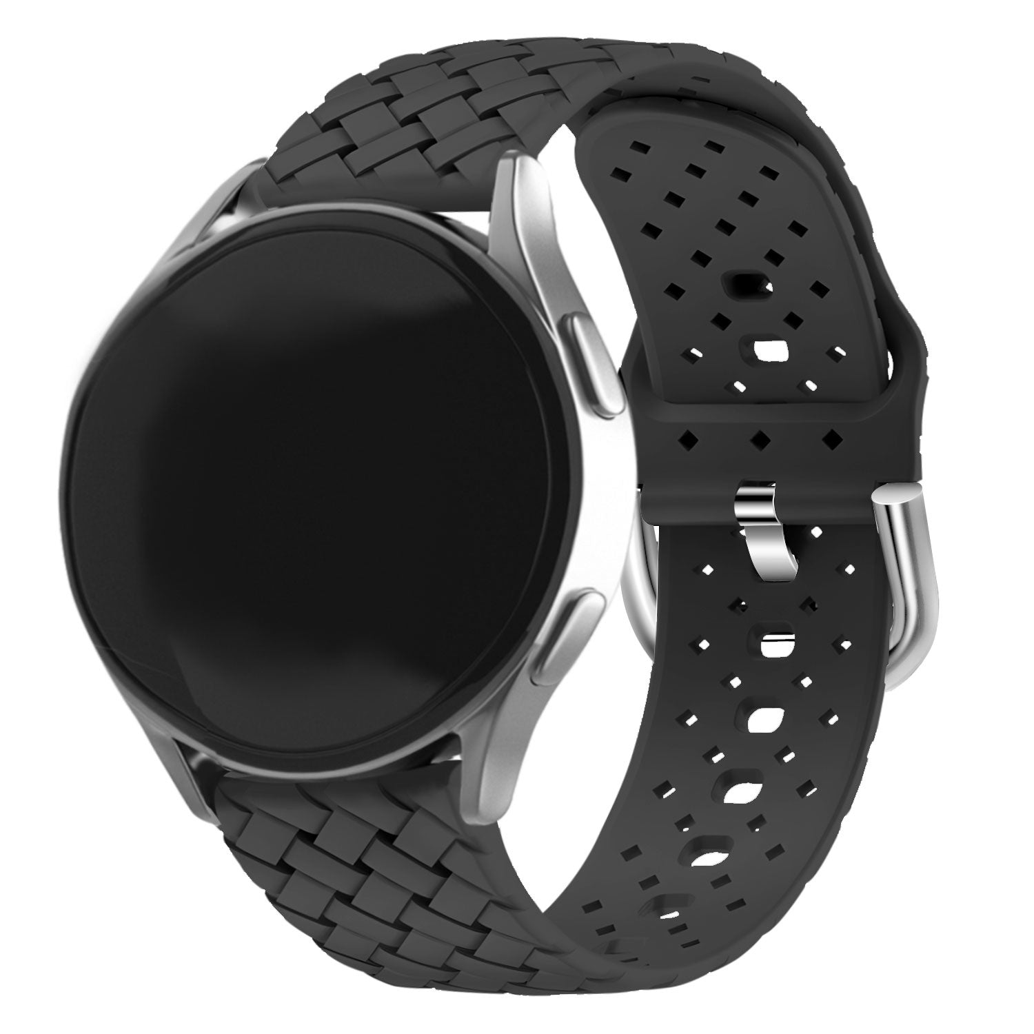 Amazfit GTS 4 Braided Silicone Strap (Black)
