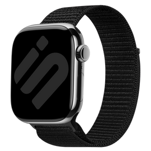 Apple Watch Nylon Loop Armband (Schwarz)