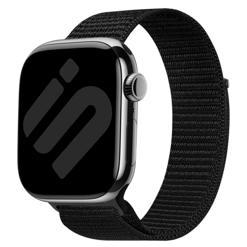 Apple Watch Nylon Loop Armband (Schwarz)