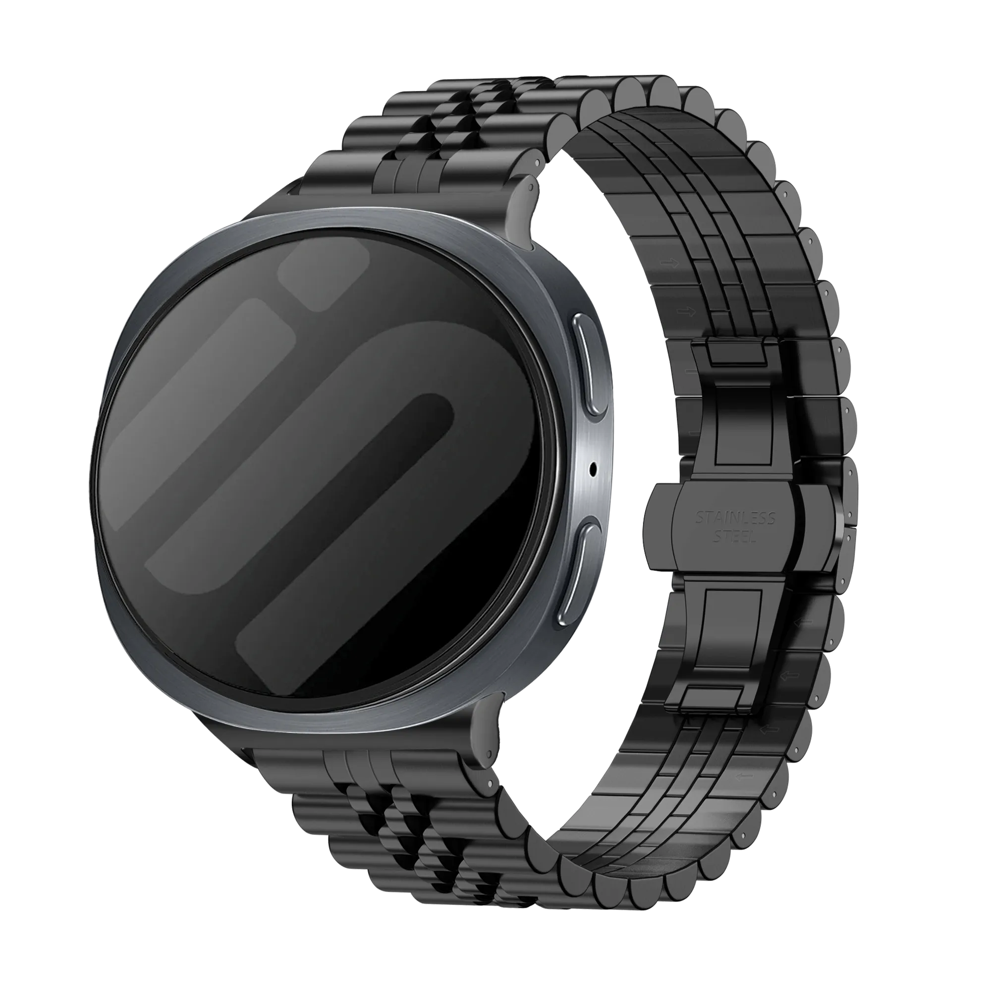 Samsung Galaxy Watch 8 - 44mm Jubilee Stahlarmband (Schwarz)