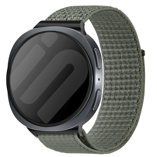 Samsung Galaxy Watch 8 Classic Nylon Strap (Grey-Green)